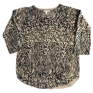 Dana Buchman Animal Print Sweater